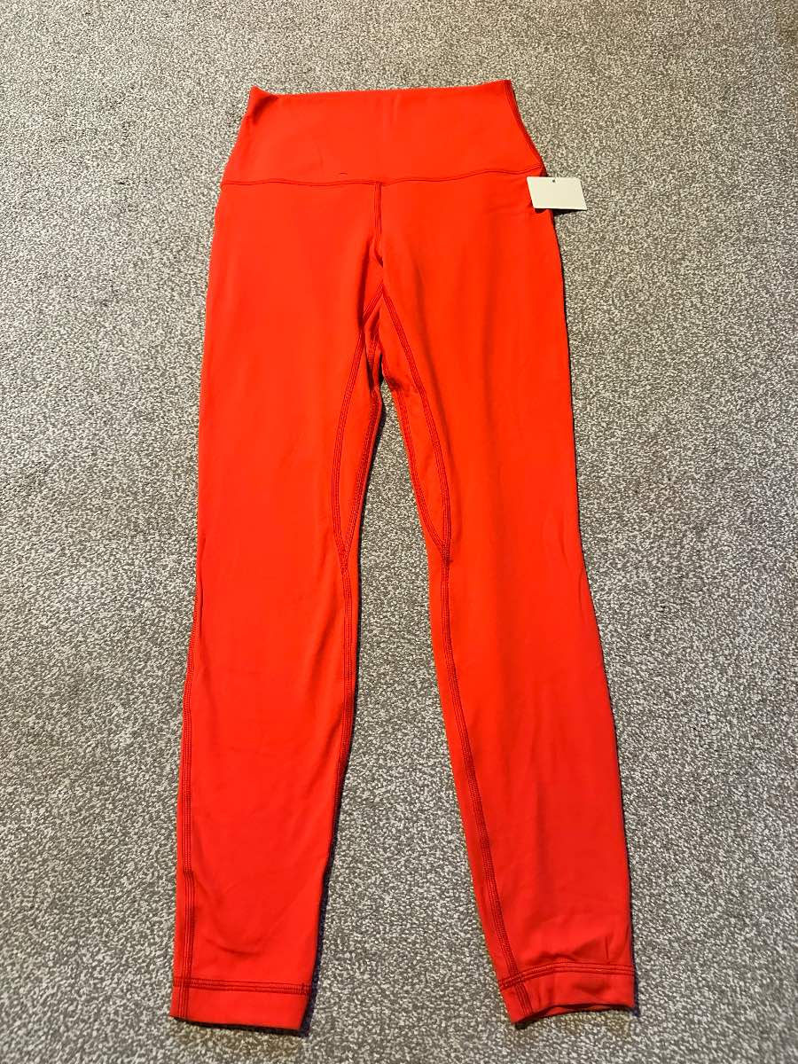 Lululemon Red Leggings