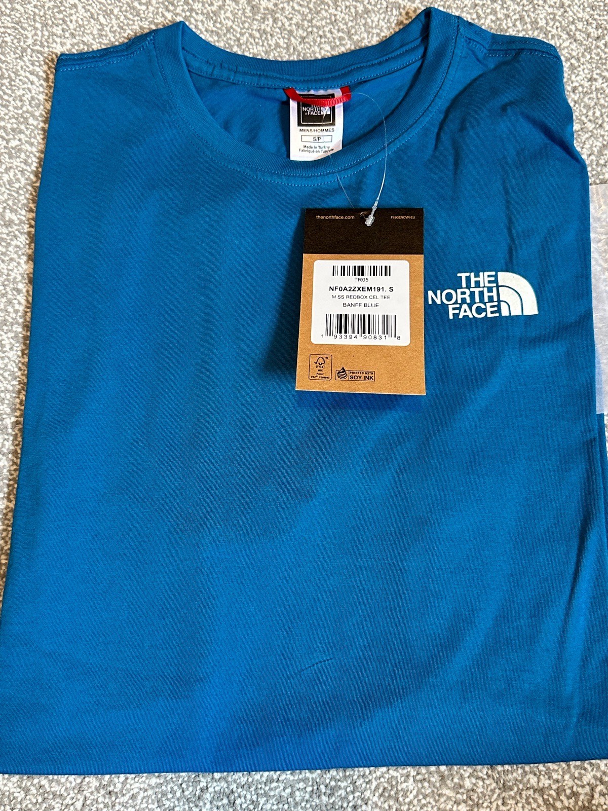 Men’s North Face T-Shirt (Banff Blue)