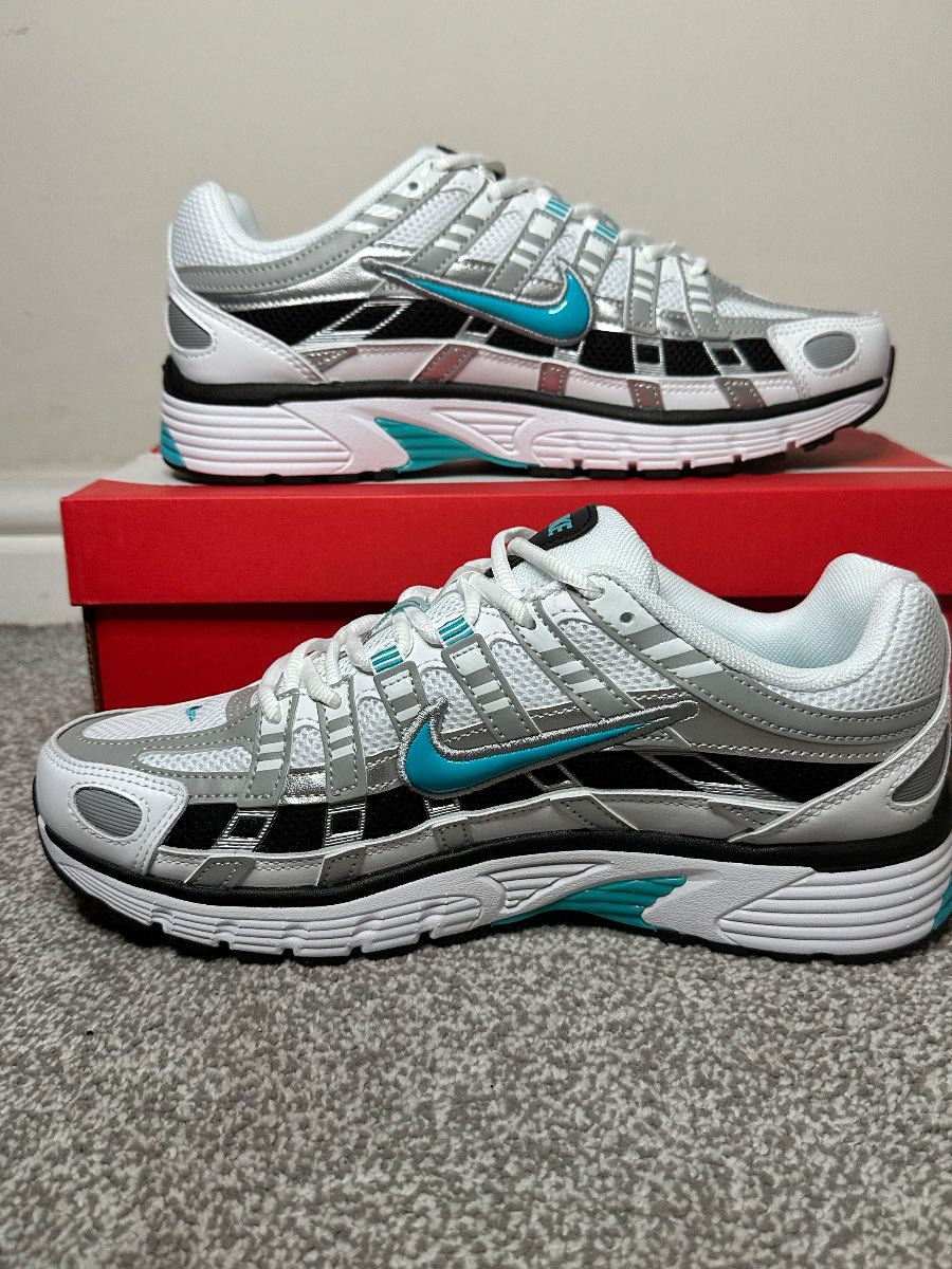 Nike P-6000 White/Dusty cactus size 6