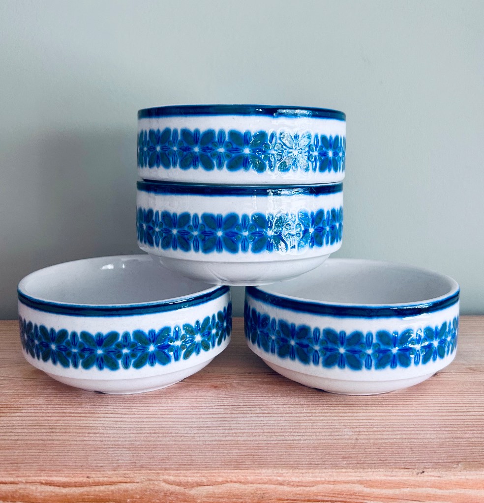 4 x Vintage Royal Doulton Steelite 'Wentworth' Bowls | Country Club Hotelware