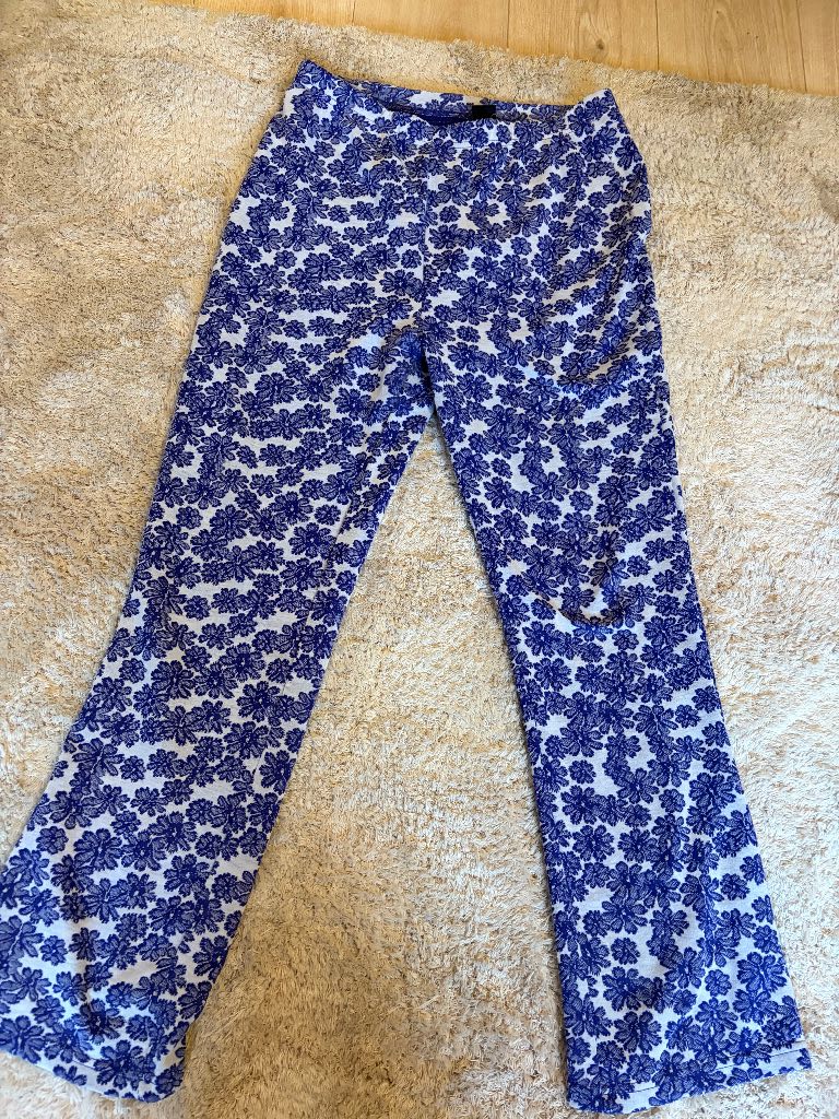 Cotton traders flared leggings floral y2k vintage style