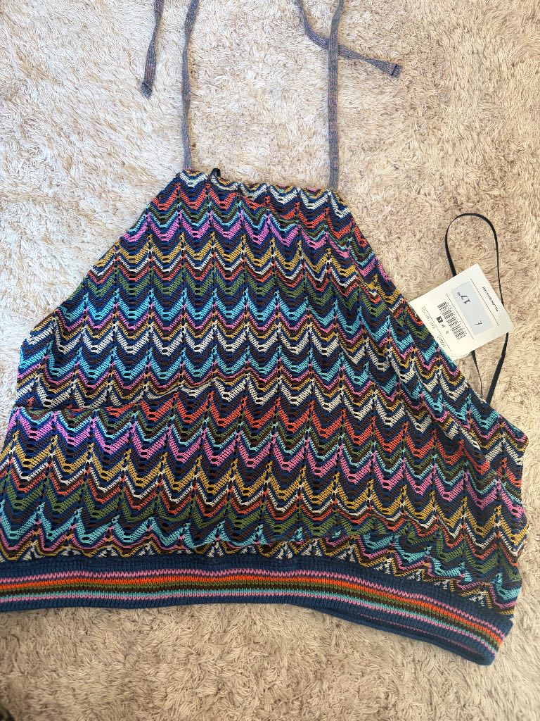 Pull & Bear crochet top size large