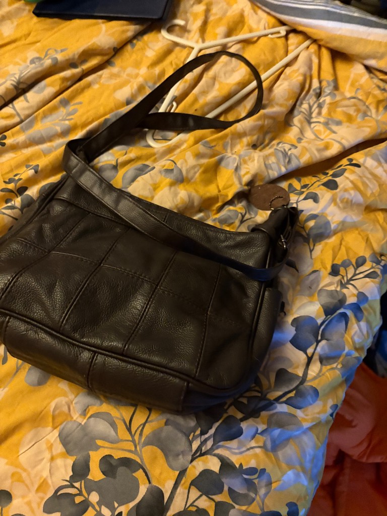 Woman’s leather handbag