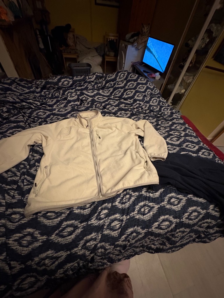 Regatta white fleece size 20