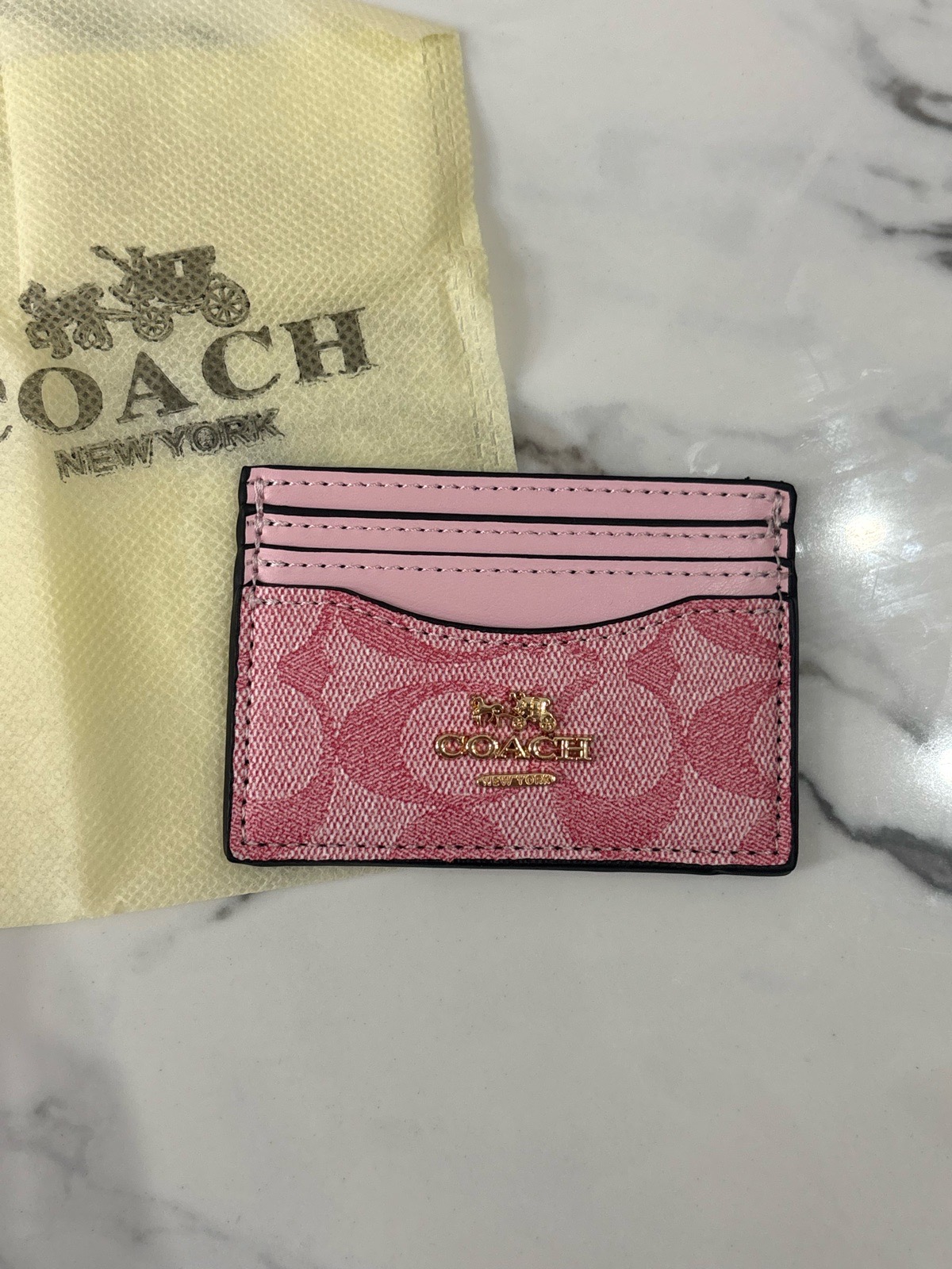 Coach card holder
