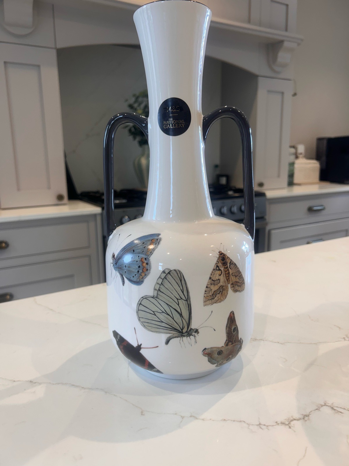 M&S National Gallery Butterfly Vase bnwt RRP £35