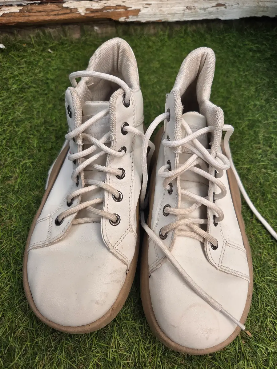 White trainers