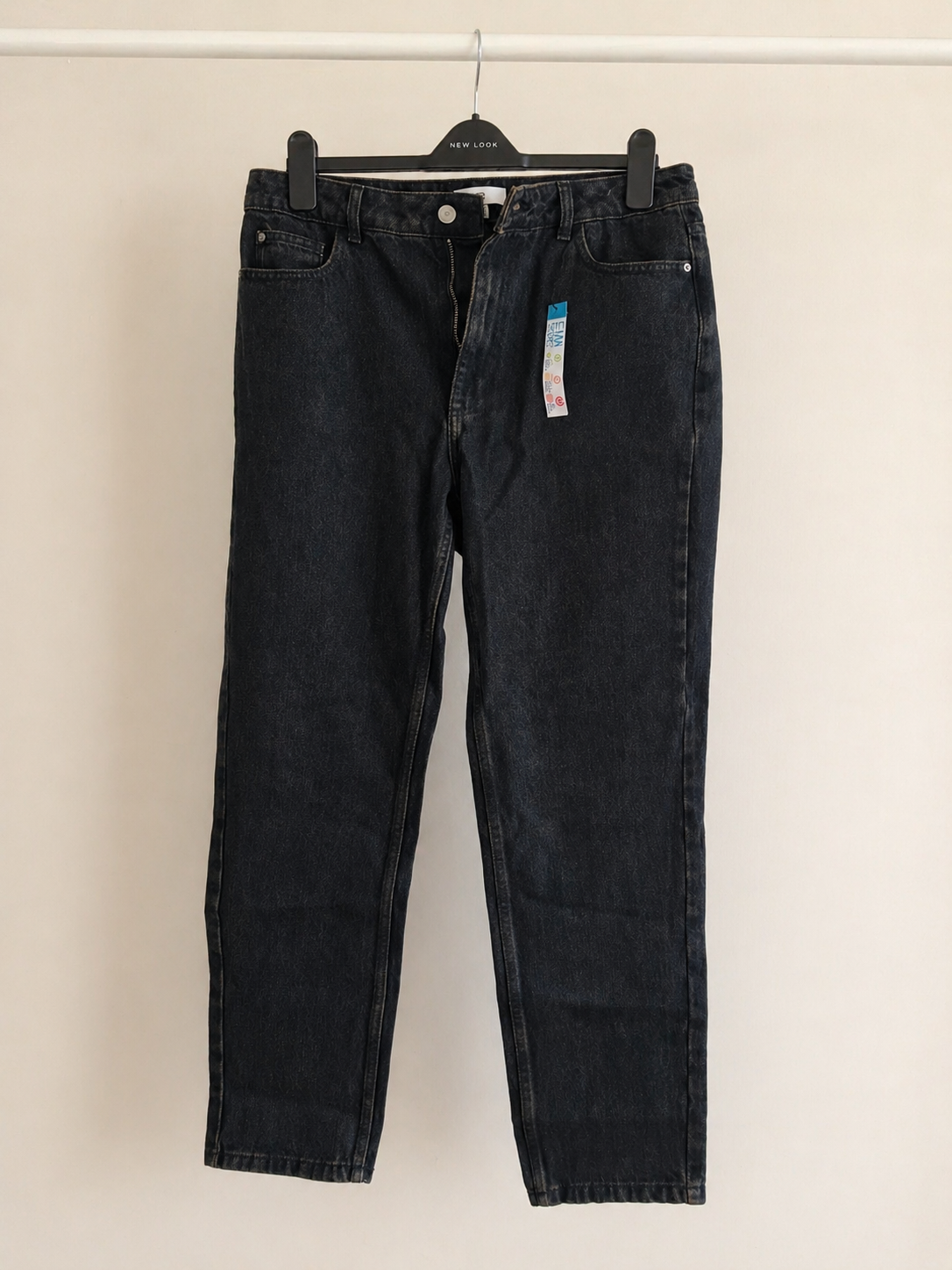 Brushed black jeans