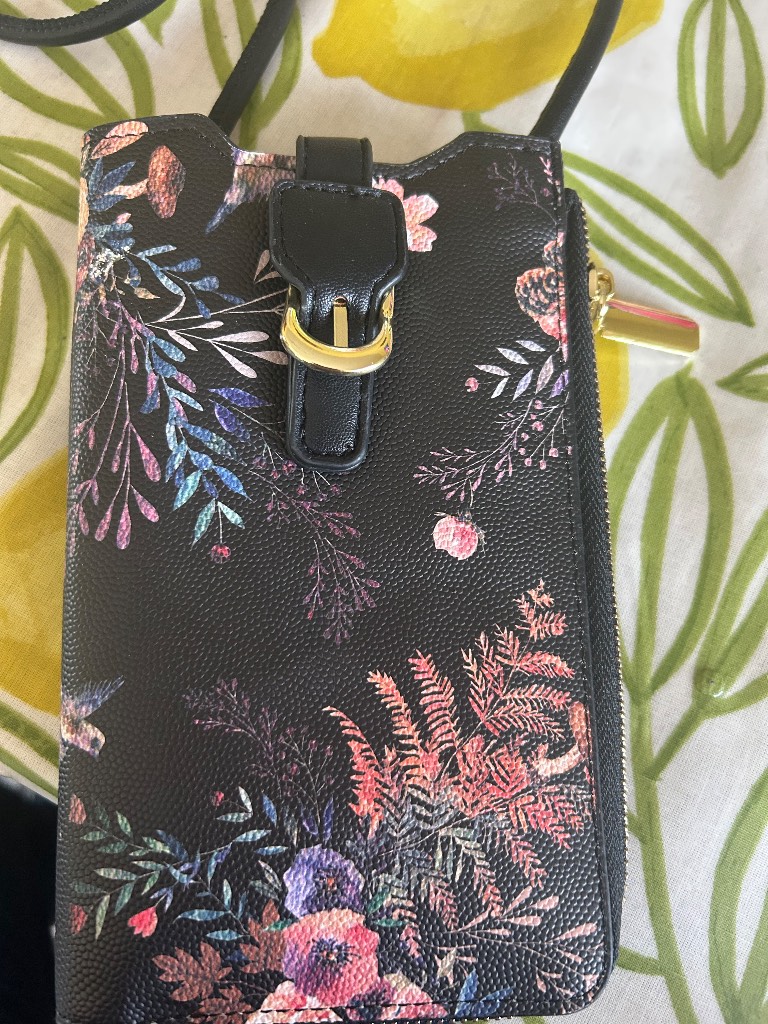 Small floral cross body bag