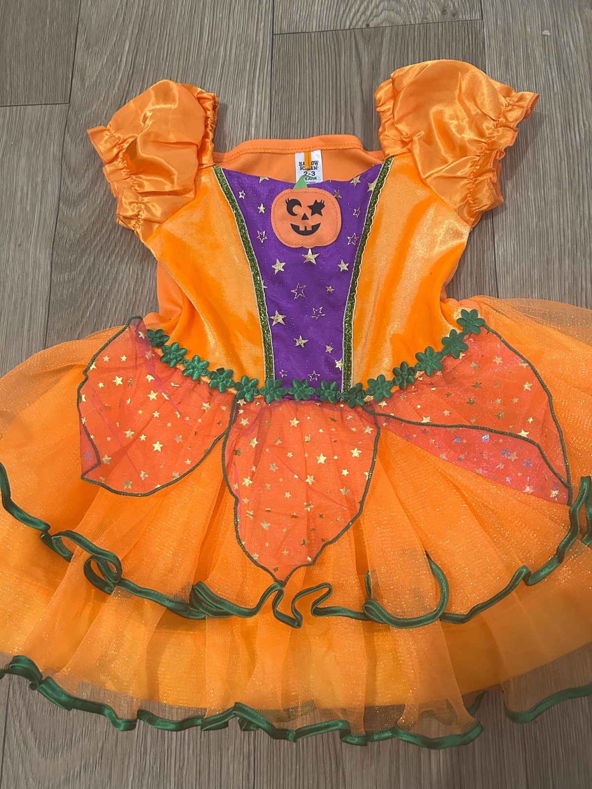 Girls Pumpkin Dress