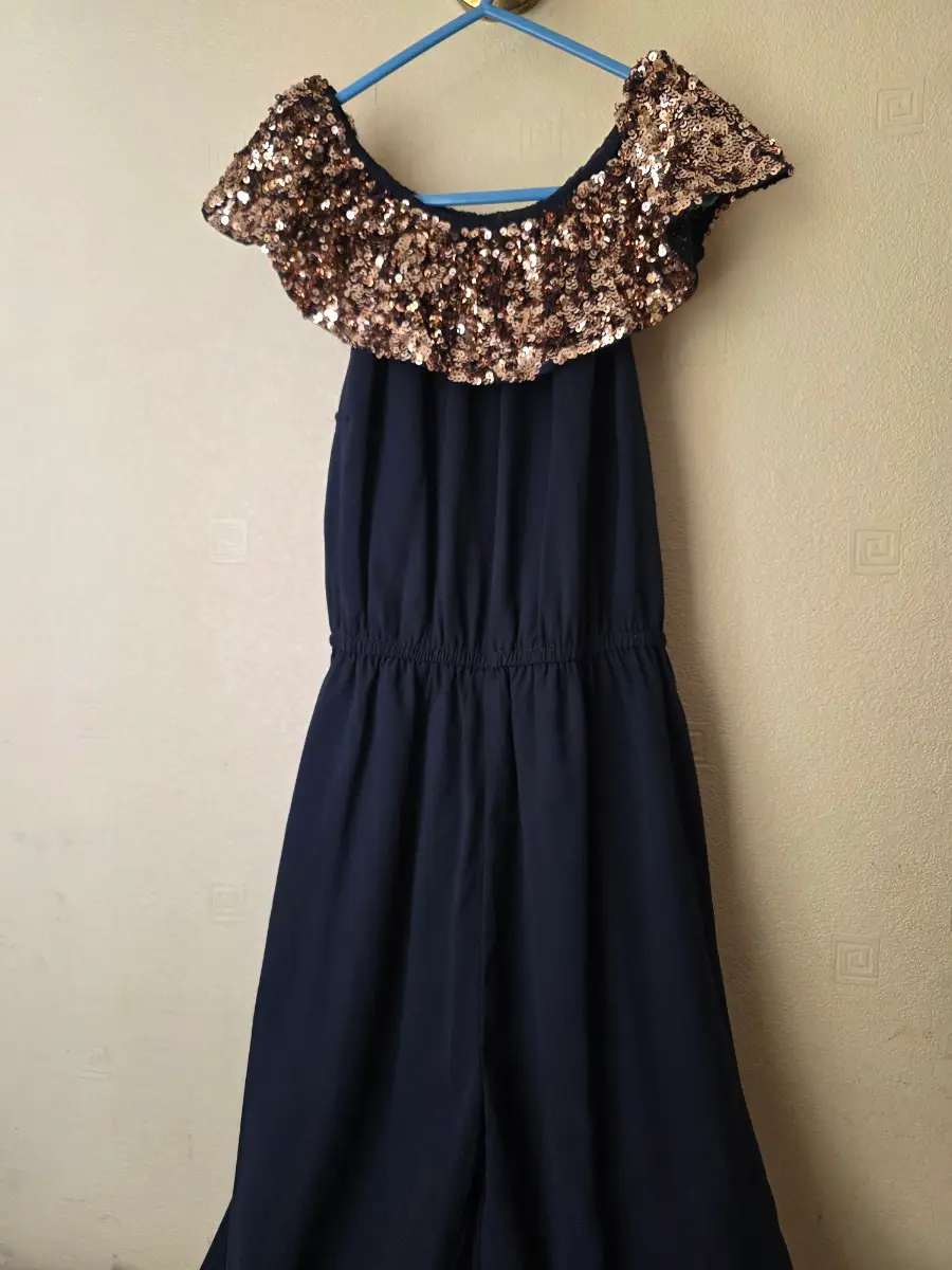 Monsoon Blue Jumbsuit Dress size 14-15 years