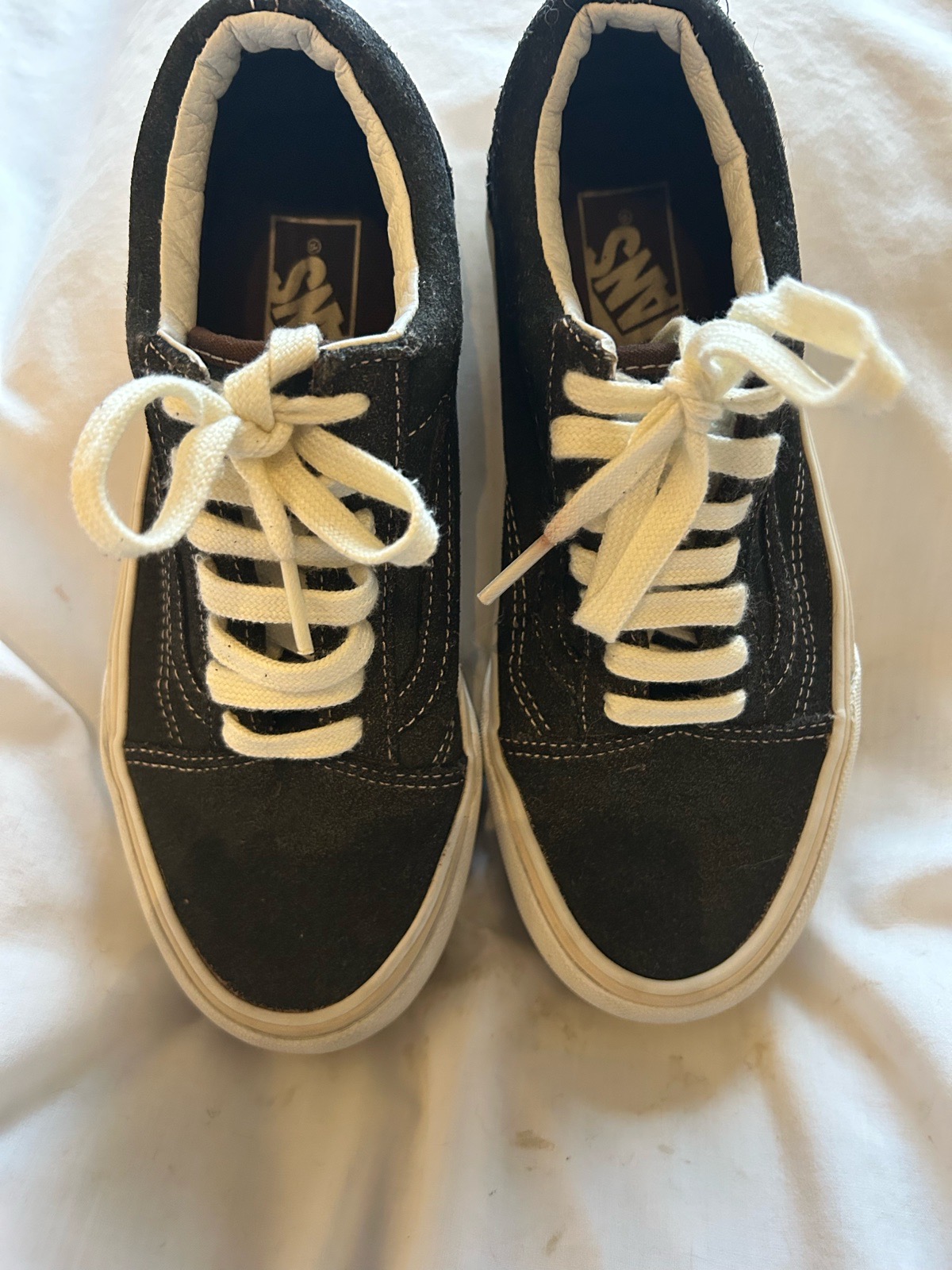 Vans/size 4/ black suede