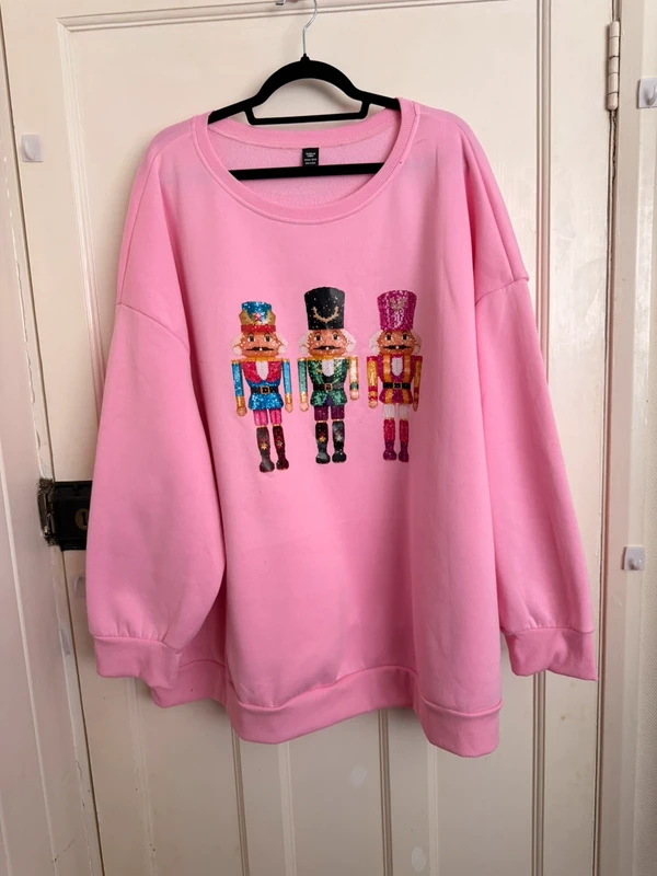 Shein Xmas Jumper Sweater Toy Soldiers Size 8XL US 32/34 UK 36/38