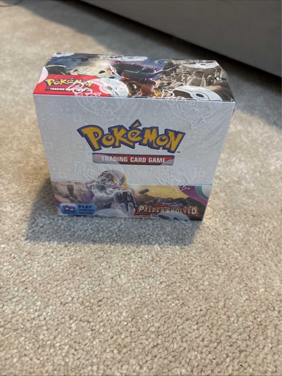 Paldea evolved booster box sealed