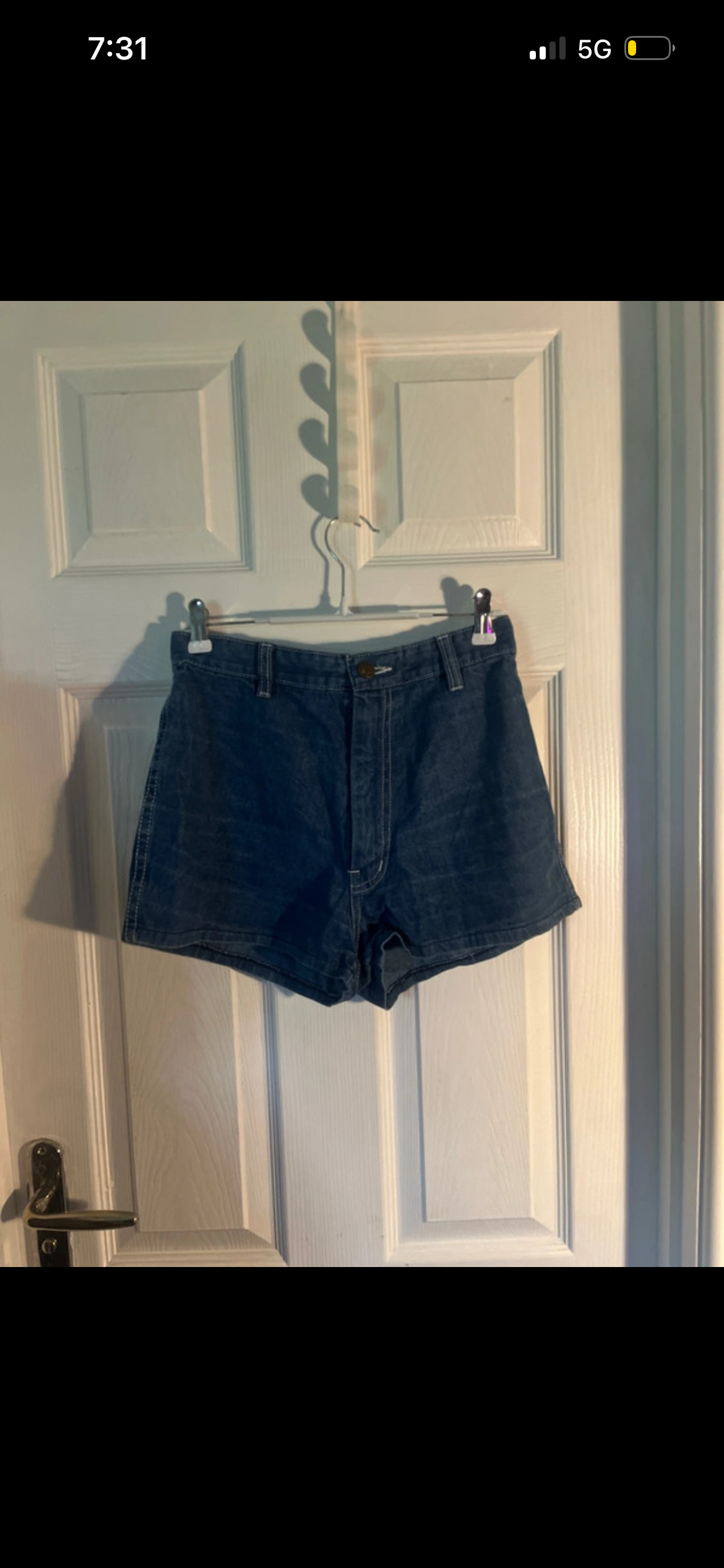 Denim shorts