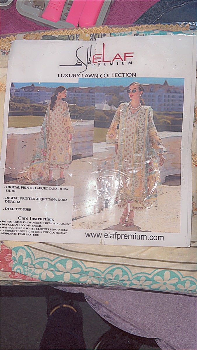 Elaf premium designer Size XL 3 piece latest summer collection brand new