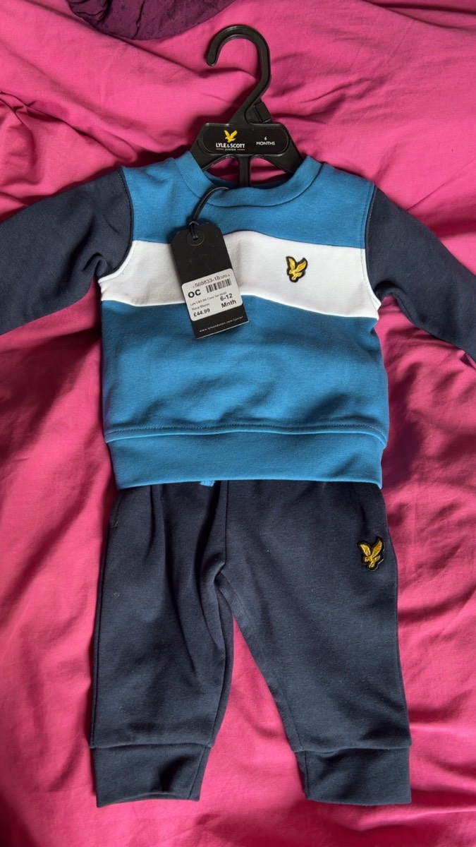Lyle & scott BNWT tracksuit set 6-12months