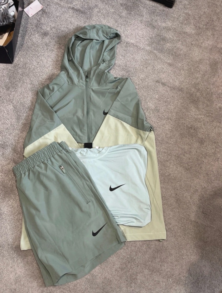 Mike matching set - hoodie, tee & shorts - size M man’s