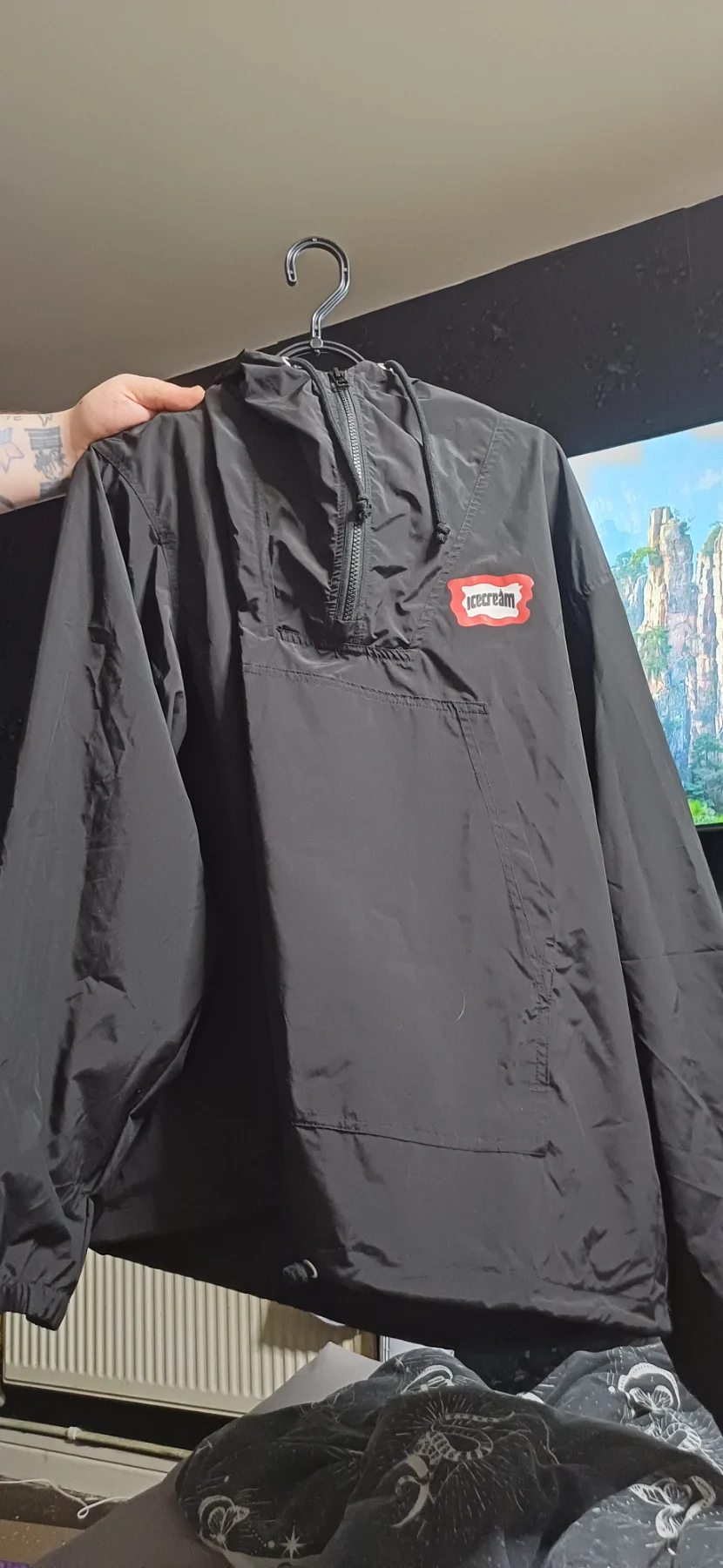 Icecream by Billionaire Boys Club Black Anorak Jacket - Size L (BNWT)