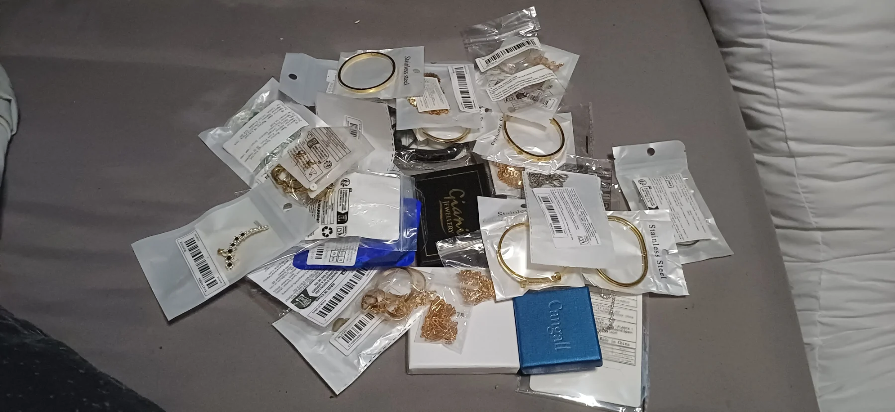 30-Piece Wholesale Jewelry Job Lot - ALL BRAND NEW - Inc. 925 Silver Piece