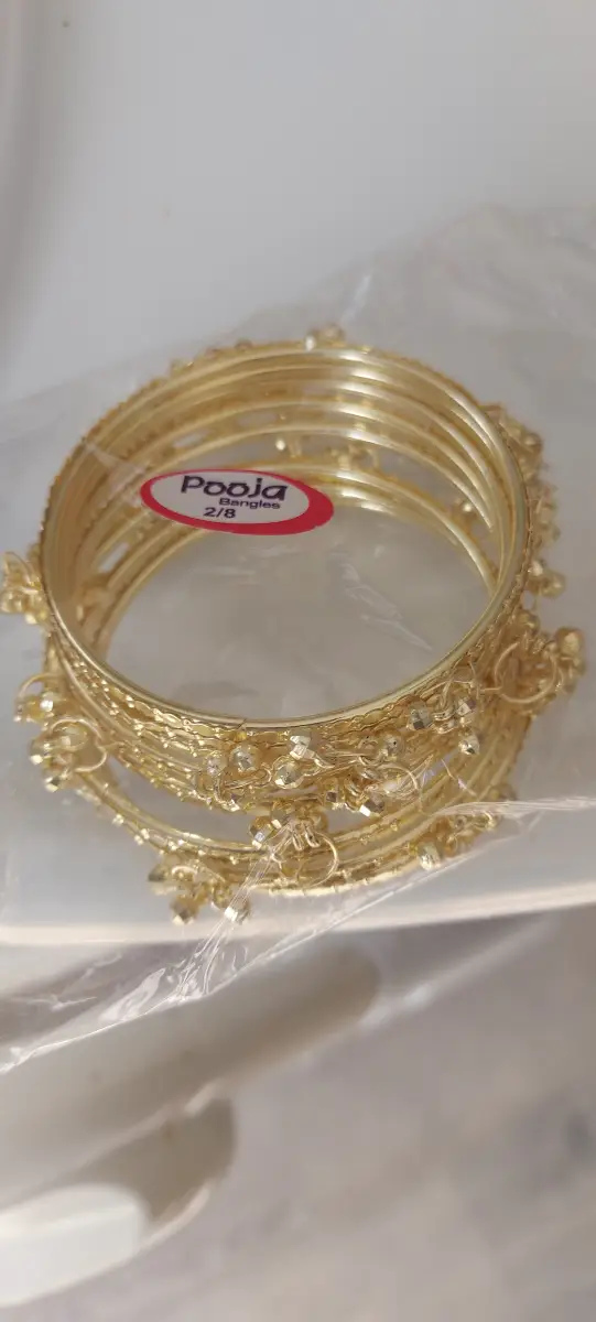 Kashmir gold bangles