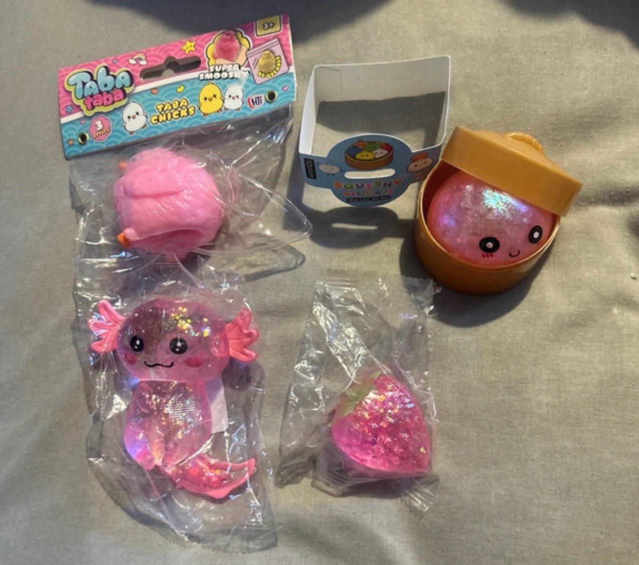 Pink squishy bundle
