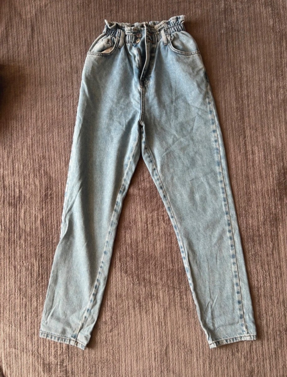 New look Danya paper bag jeans size 8