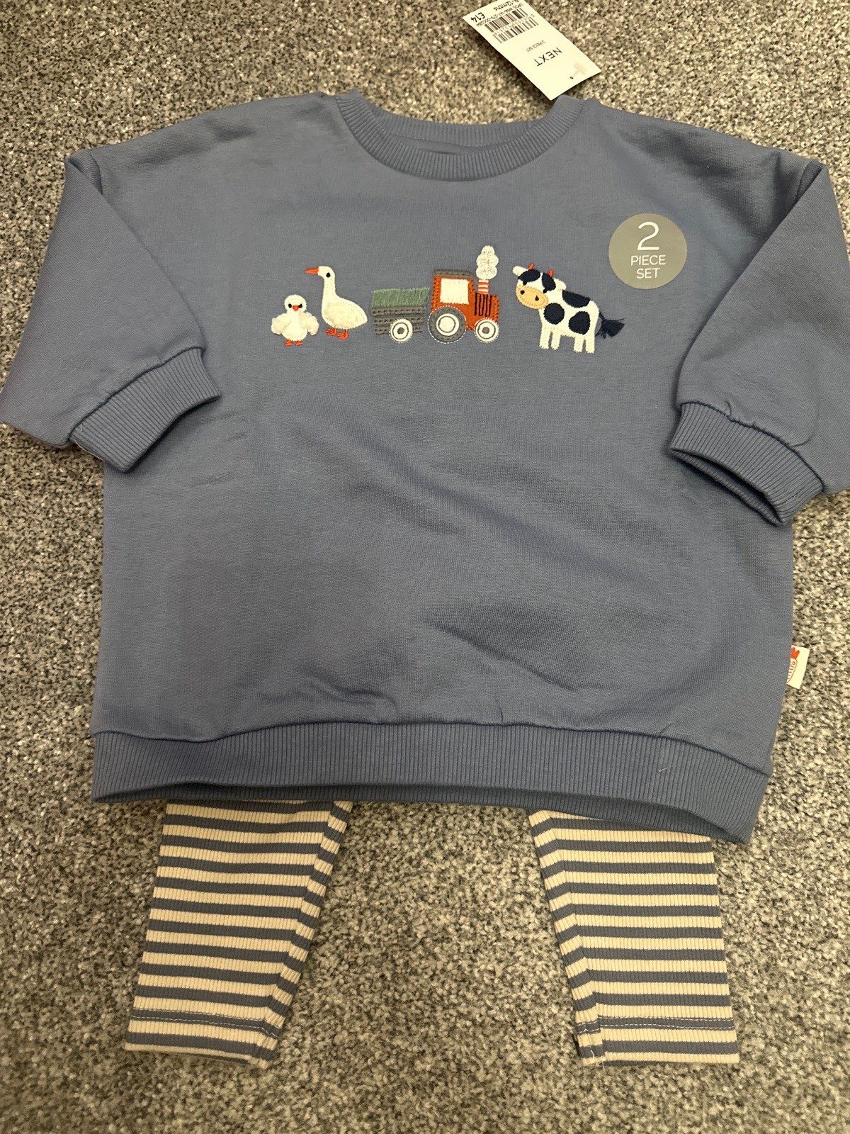 Next boys set outfit with leggings 9-12 months
