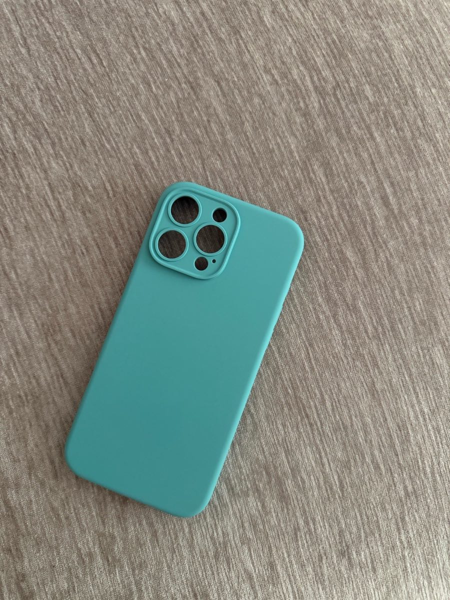 iphone 16 pro max - aqua / turquoise liquid silicone case