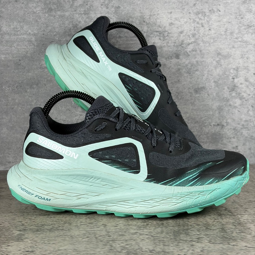 Salomon Glide Max TR Women’s Size Uk 6.5 Trail Running Shoes Black Mint