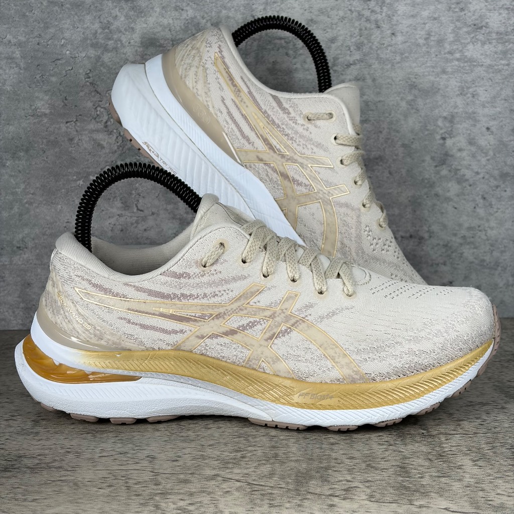 Asics Gel Kayano 29 Women’s Size 5.5 Running Trainers Mineral Beige Champagne