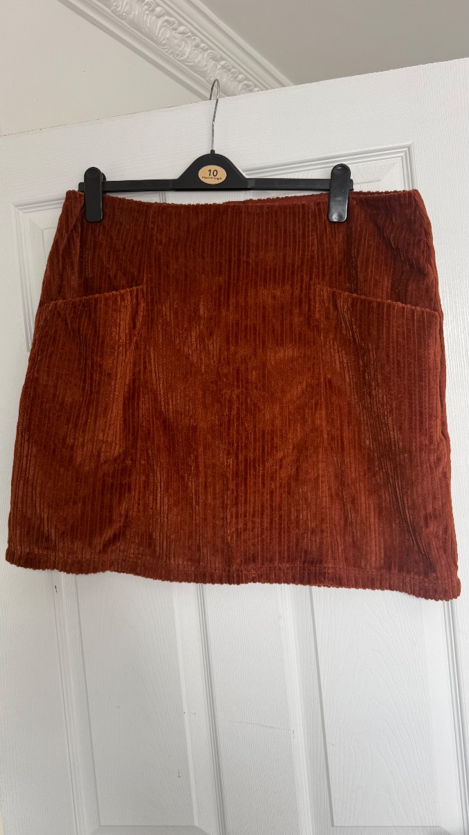 George Rust Corduroy Mini Skirt UK 18