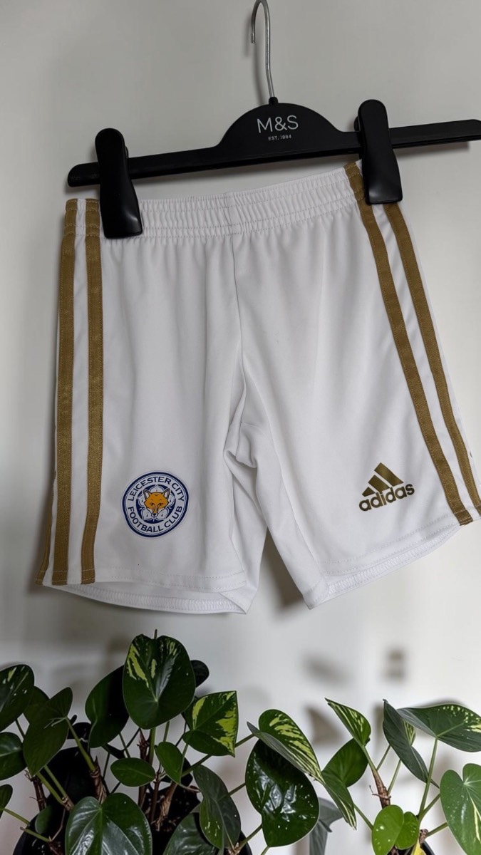 Adidas Leicester City FC Football Shorts Age 4-5