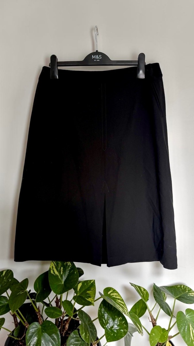 Slater Woman Black Office Pencil Skirt UK 12