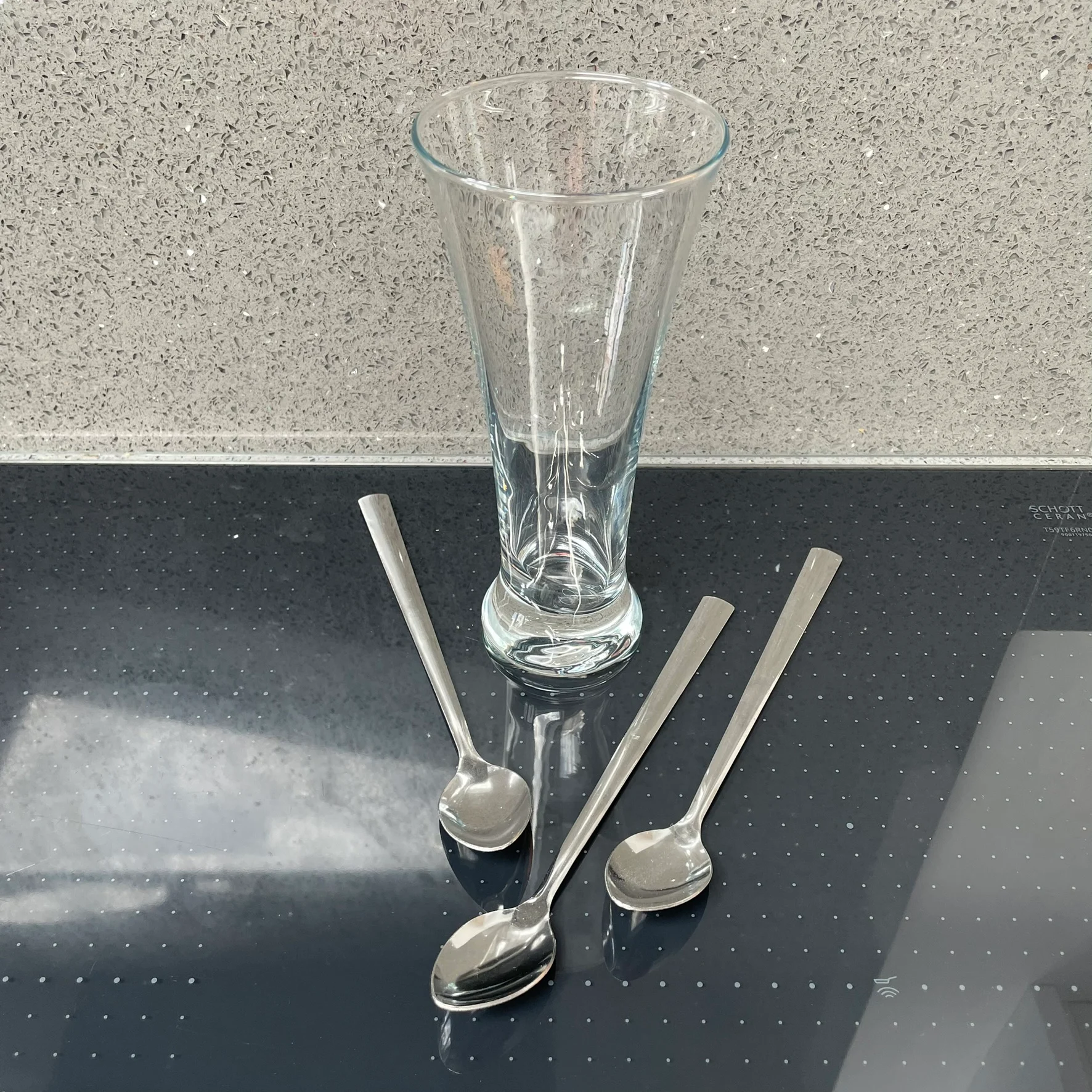 Long Coffee Spoons set of 3 Ice cream sundae