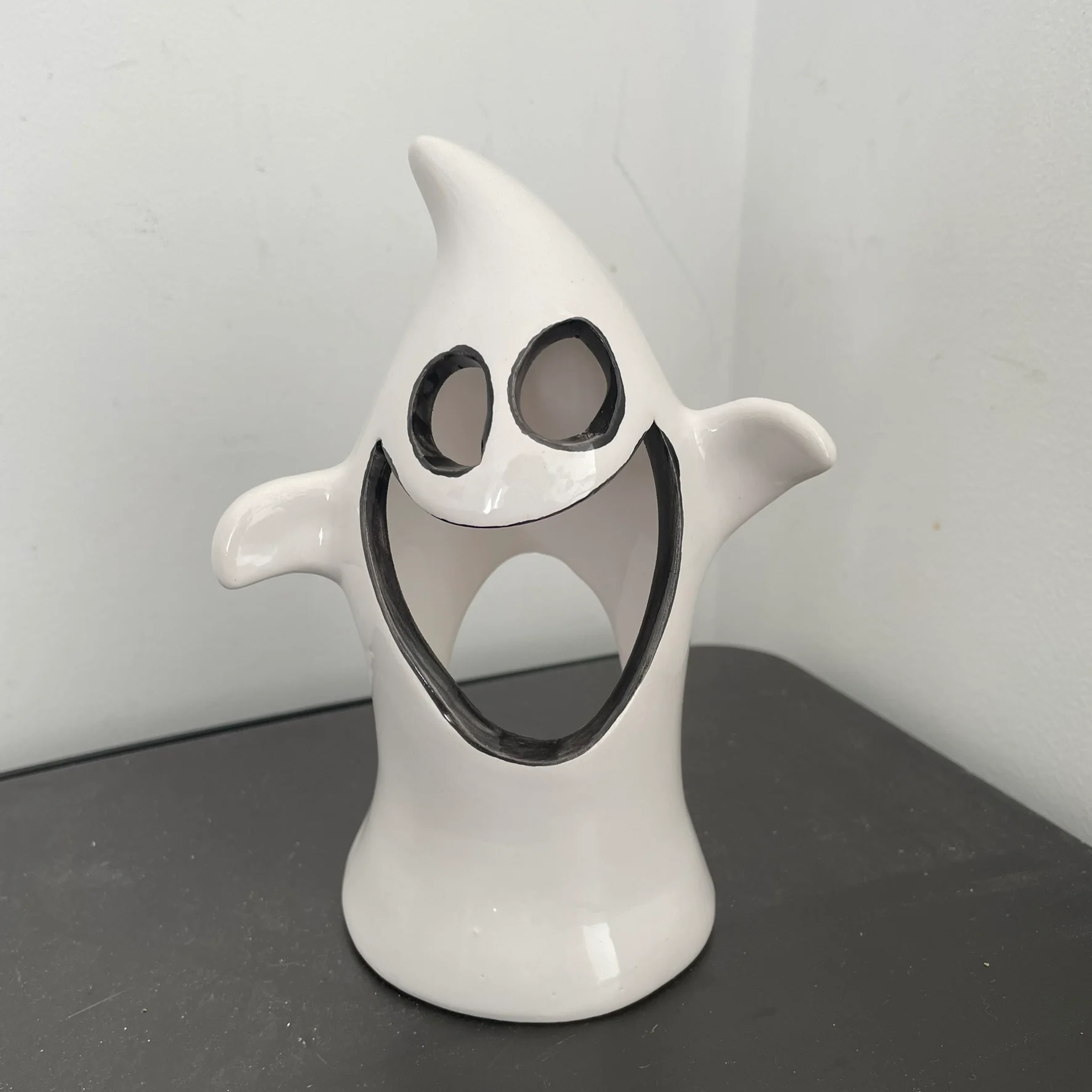 Halloween Tall Ghost Tea Light Holder