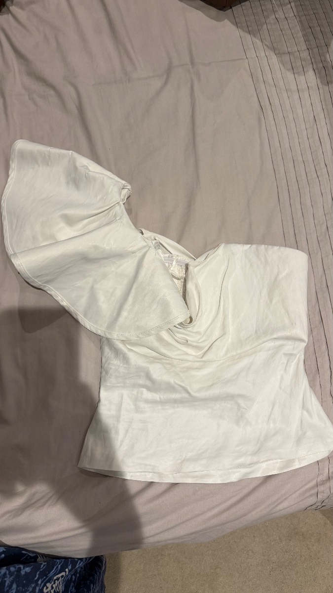 Zara single shoulder top