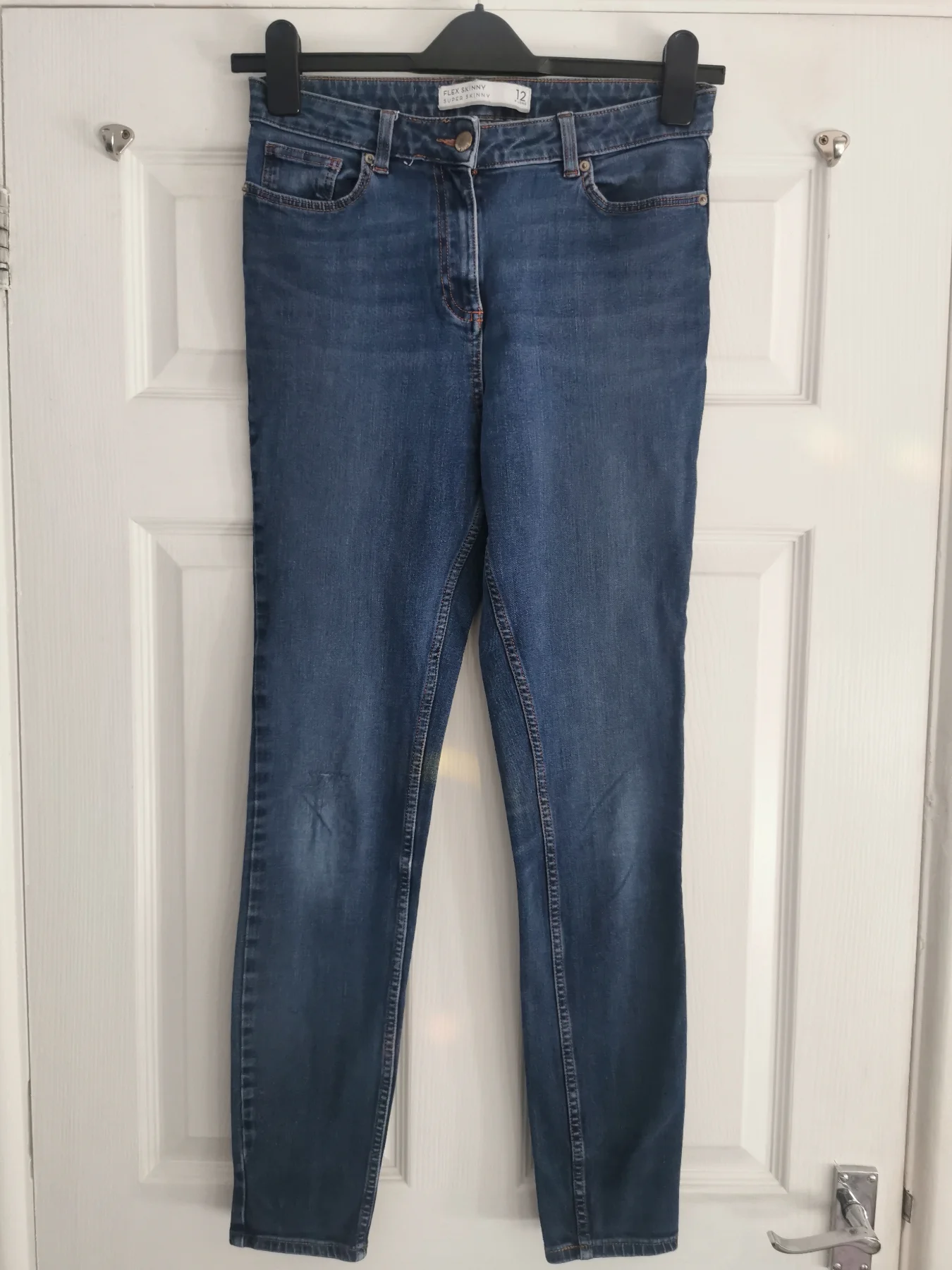 Next flex skinny extra long jeans size 12