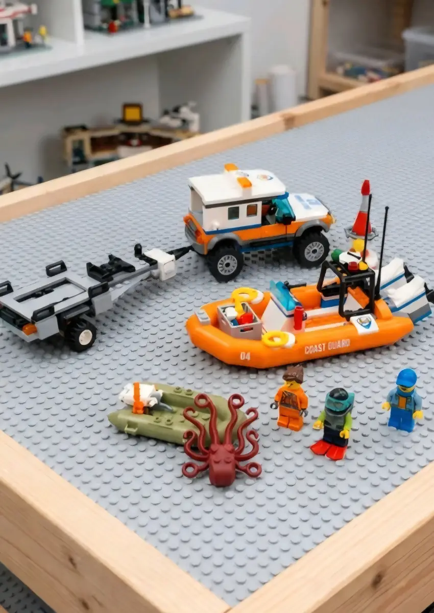 Lego coast gaurd set 60165 childrens toys