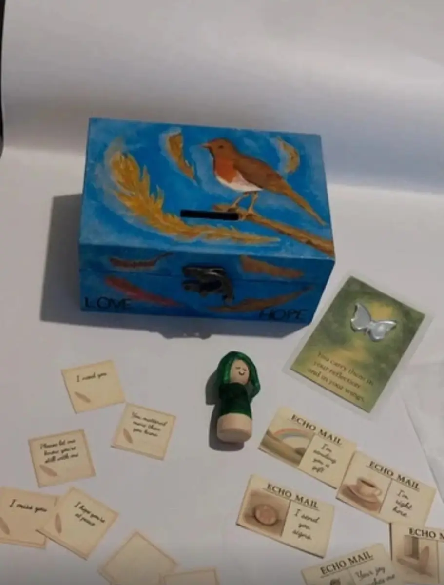 Echo catcher spirit box . Message box memorial  gift
