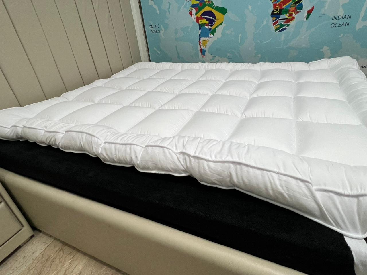 New Luxury Super King Size 10Cm Hotel Quality Deep Mattress Topper Extra Thick & Fluffy, Unused.