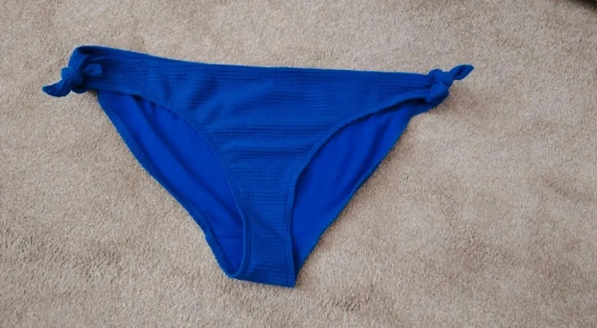 matalan cobolt blue bikini bottom size 18