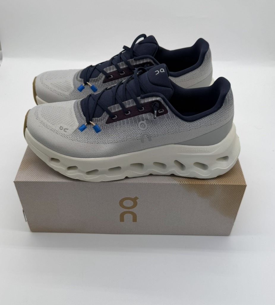 On Cloud Tilt Trainers Grey Blue Uk 8