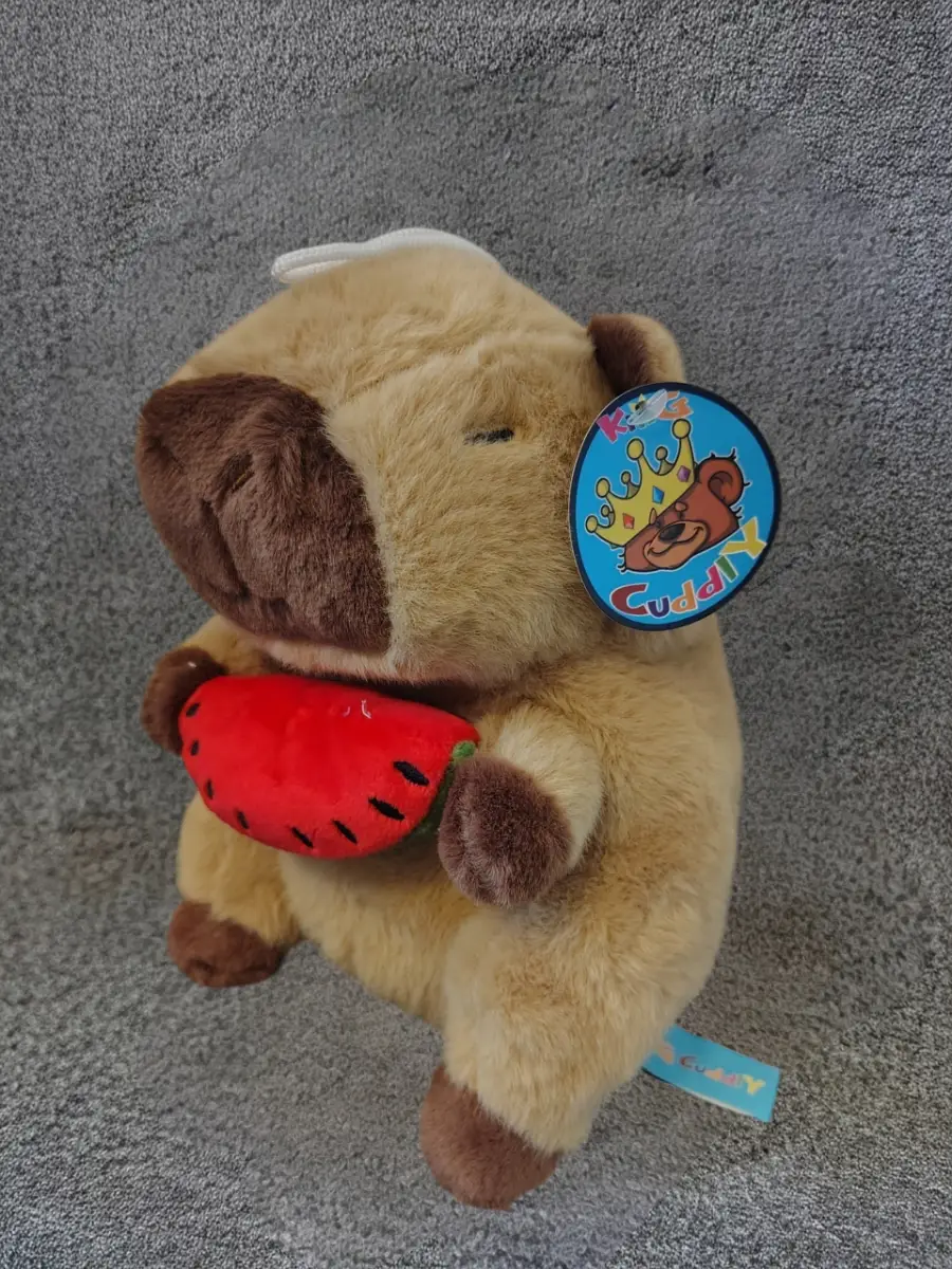 Brand New King Cuddly Cute Capybara Stuffed Animal Hanging Teddy