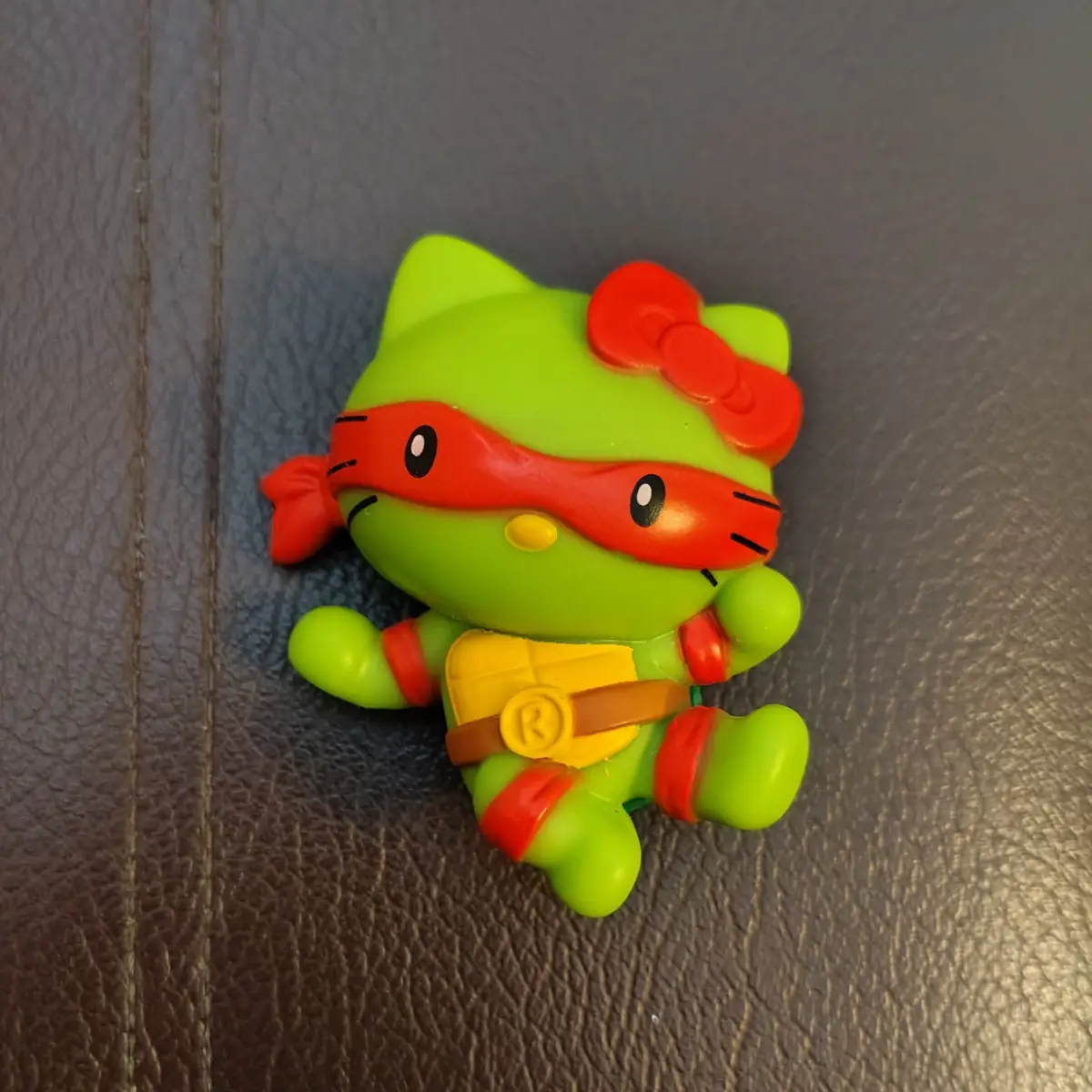 McDonald's Happy Meal Toy TMNT x Hello Kitty - Raphael Green Figure