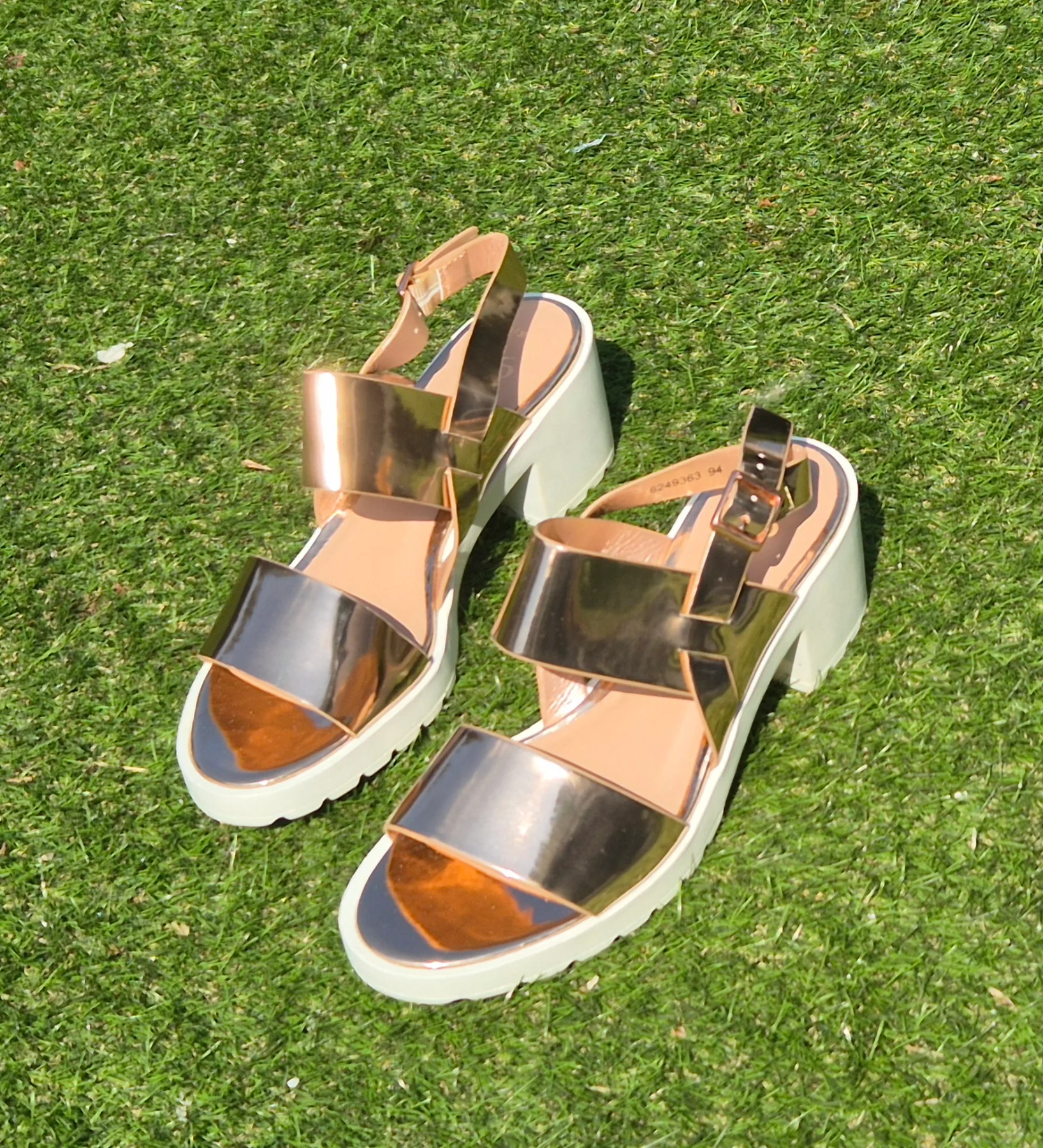 Rose Gold sandals