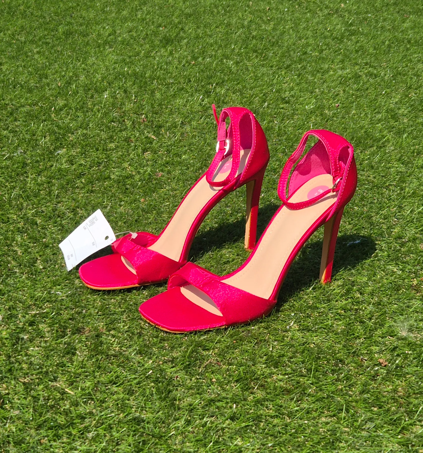 Pink heels
