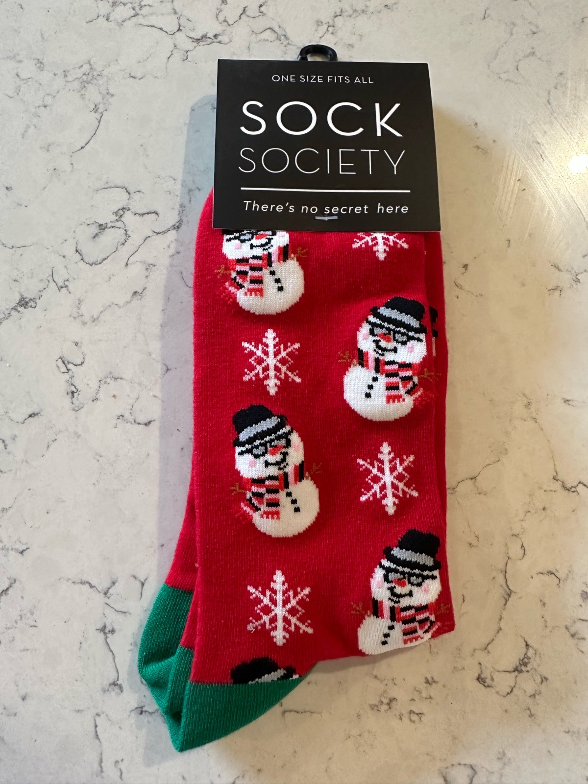 Christmas Snowman Socks
