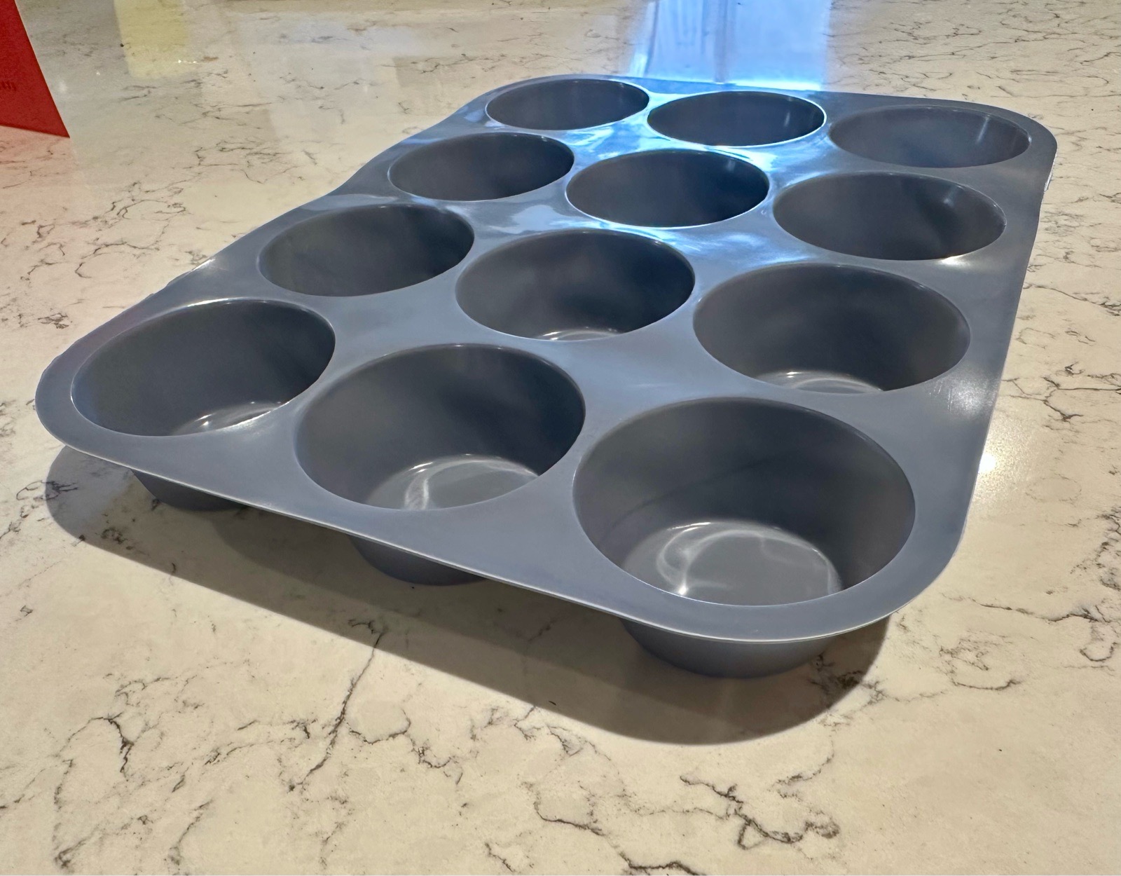 Grey Silicone Muffin Tray