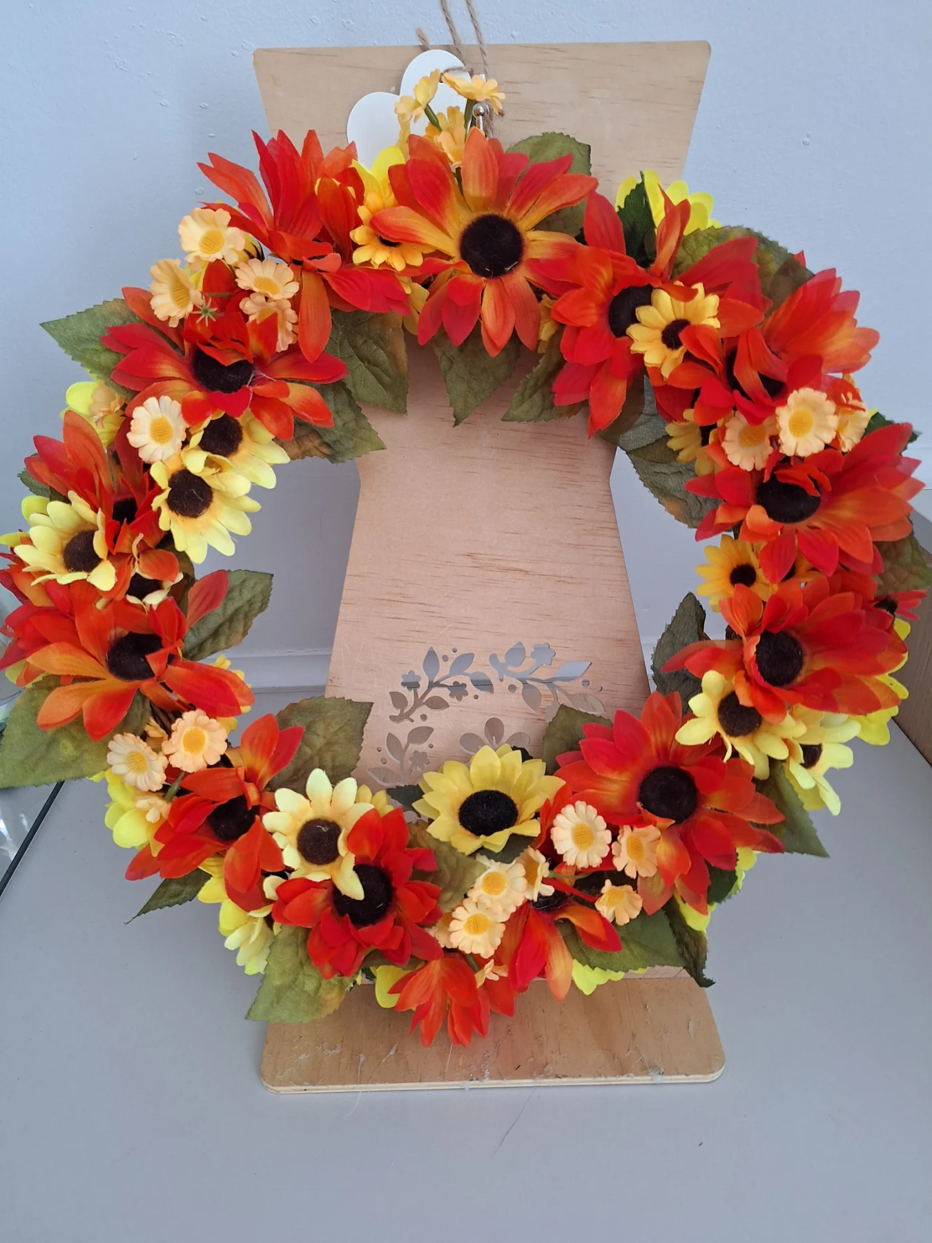 Handmade Sunflower wreath